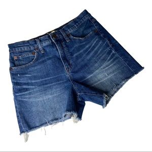 Madewell High Rise Denim Shorts